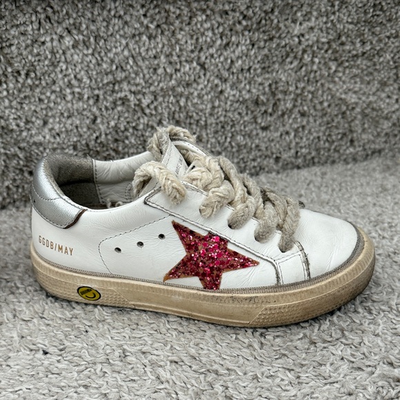 Golden Goose May Young with fuchsia glitter star and metallic leather heel tab - Picture 9 of 12